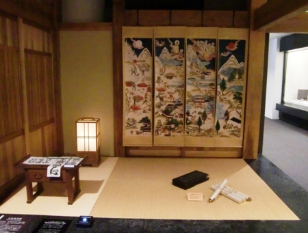 立山曼荼羅の絵解きの座敷 （立山博物館）
