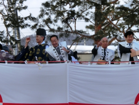 平成29年 西野神社節分祭(豆撒き・餅撒き)