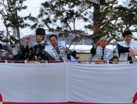 平成29年 西野神社節分祭（豆撒き・餅撒き）