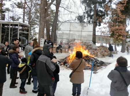 平成30年　西野神社 どんど焼き