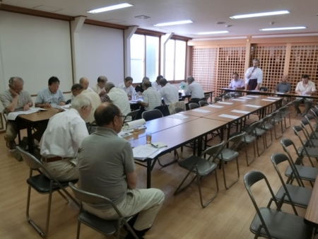 平成30年7月　西野神社総代会と崇敬4団体による合同会議