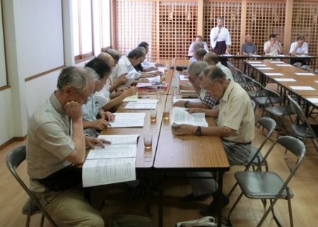 平成30年7月 西野神社総代会と崇敬4団体による合同会議