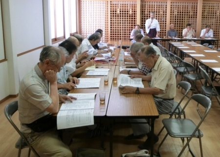 平成30年7月　西野神社総代会と崇敬4団体による合同会議