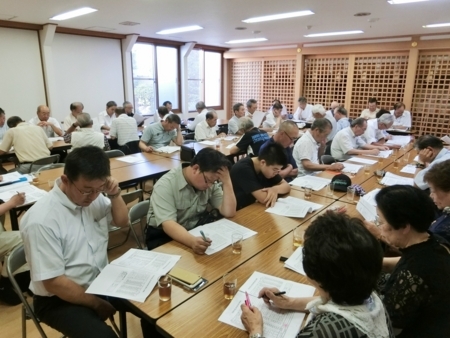 平成30年7月　地域代表者達との会議