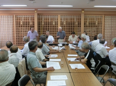 平成30年7月 地域代表者達との会議