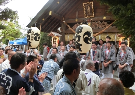 平成30年 西野神社 秋まつり(宮入り)