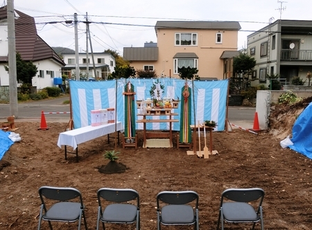 平成30年10月11日　西野神社儀式殿 地鎮祭