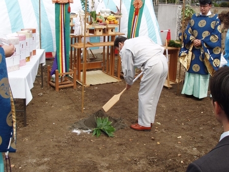 平成30年10月11日　西野神社儀式殿 地鎮祭