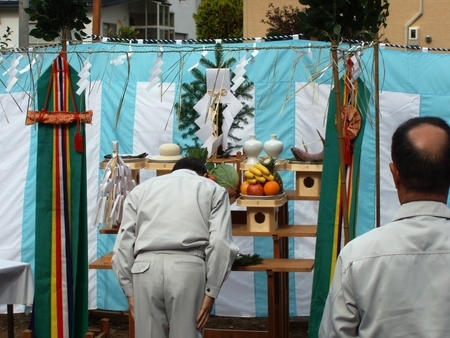 平成30年10月11日　西野神社儀式殿 地鎮祭