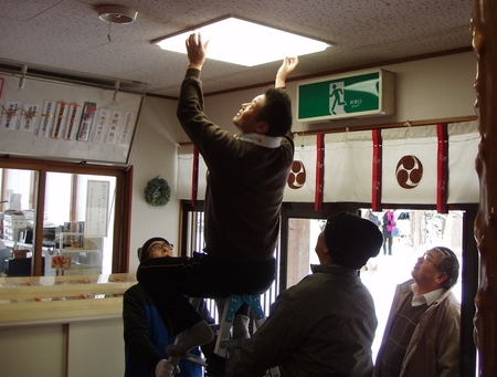 西野神社 煤払い（平成30年12月）