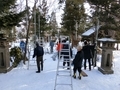 平成30年末の西野神社境内