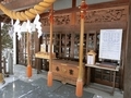 西野神社の拝殿向拝