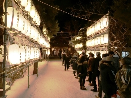 平成31年 西野神社 元旦の境内