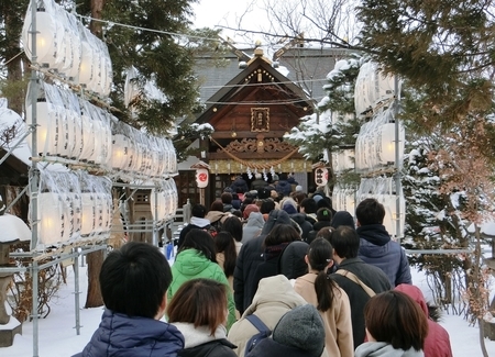 平成31年 西野神社 初詣の様子