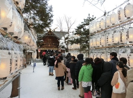 平成31年 西野神社 初詣の様子