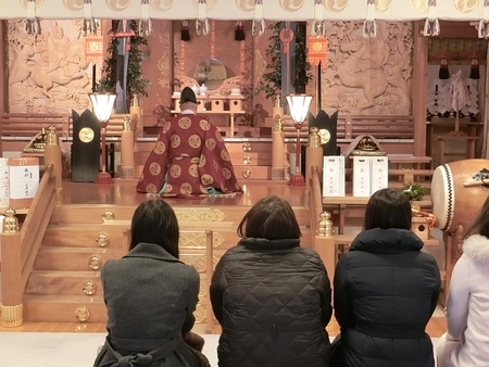 平成31年 西野神社 新年祈祷の様子