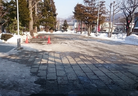 平成31年2月28日の西野神社境内