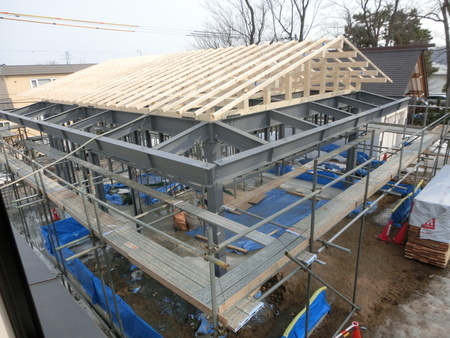 西野神社儀式殿 建築工事