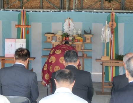 平成31年4月　西野神社儀式殿 上棟祭