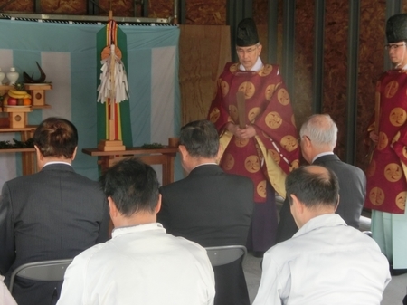 平成31年4月　西野神社儀式殿 上棟祭