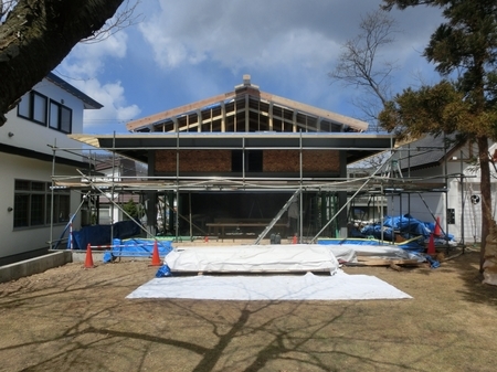 西野神社儀式殿 建築工事