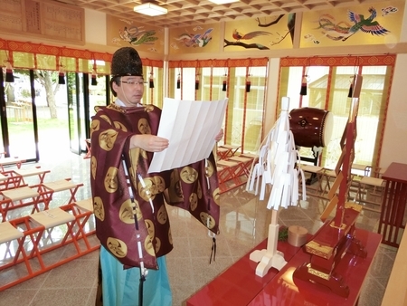 西野神社 儀式殿清祓祭