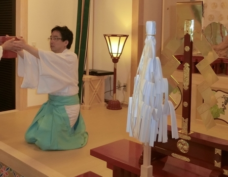 西野神社儀式殿 竣工遷座祭の修礼