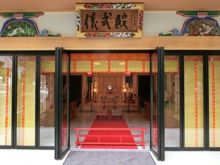 西野神社 儀式殿(正面)
