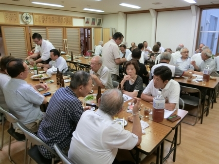 令和元年 西野神社秋まつりに向けての合同会議の後の直会