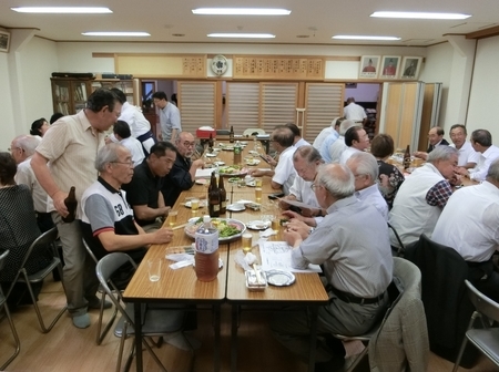 令和元年 西野神社秋まつりに向けての合同会議の後の直会