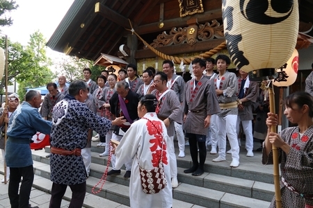 令和元年 西野神社秋まつり（宮入り）