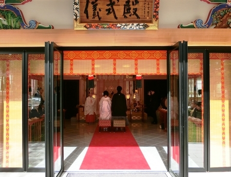 令和元年10月6日の神前結婚式（西野神社）