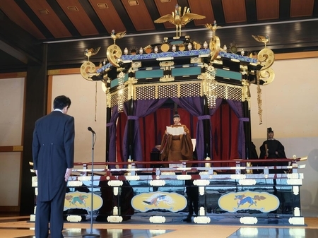 令和元年 即位礼正殿の儀