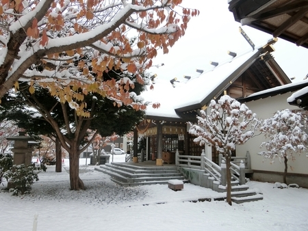 令和元年 新嘗祭の日の西野神社境内