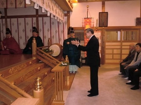 令和元年 大嘗祭の日に斎行された西野神社新嘗祭