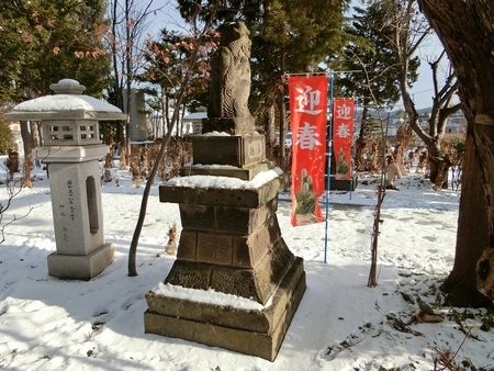 令和元年 年末の西野神社境内