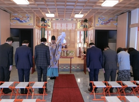 令和2年1月 西野神社 新年祈祷(儀式殿)