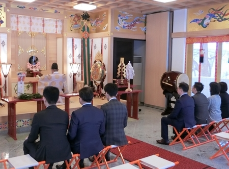 令和２年１月　西野神社 新年祈祷（儀式殿）