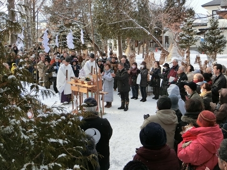 令和2年 西野神社 古神札焼納祭