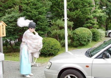 西野神社 車祓い