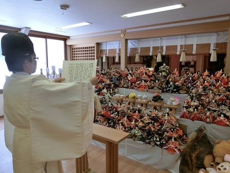 令和2年3月 西野神社 人形供養祭