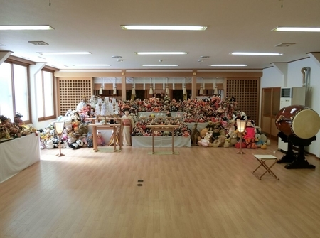 令和2年3月 西野神社人形供養祭 祭壇全景