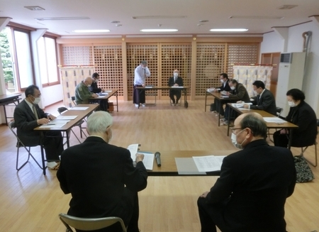 令和2年4月　神社役員・各崇敬会会長達による臨時会議