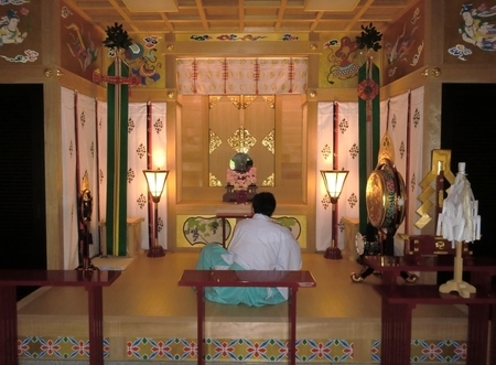鎮魂行法(西野神社儀式殿)