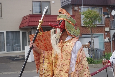 猿田彦命奉仕者(西野神社神幸行列)