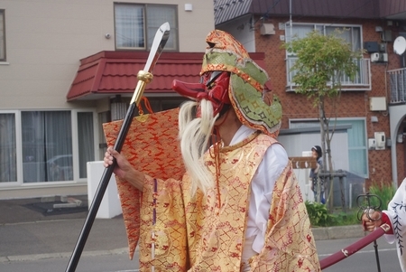 猿田彦命奉仕者（西野神社神幸行列）