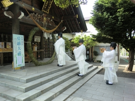 令和2年6月 西野神社 大祓式(茅の輪くぐり)