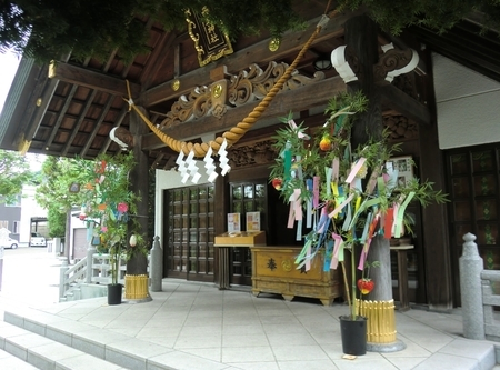 西野神社 拝殿向拝(令和2年7月)