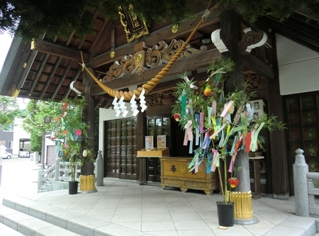 西野神社 拝殿向拝（令和2年7月）