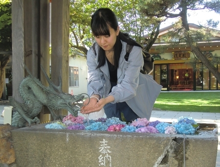 令和2年8月上旬の西野神社境内